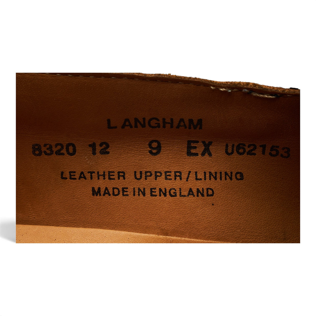 'Langham' Black Leather Tassel Loafers UK 9 EX