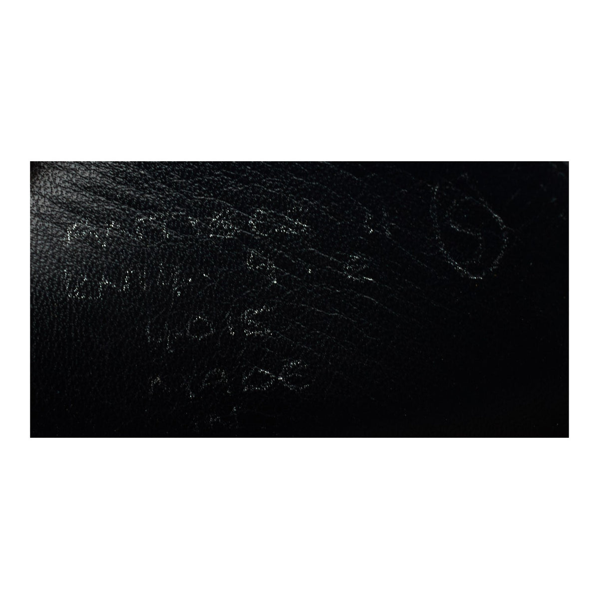 'Antibes' Black Grain Leather Split Toe Loafers UK 9 E