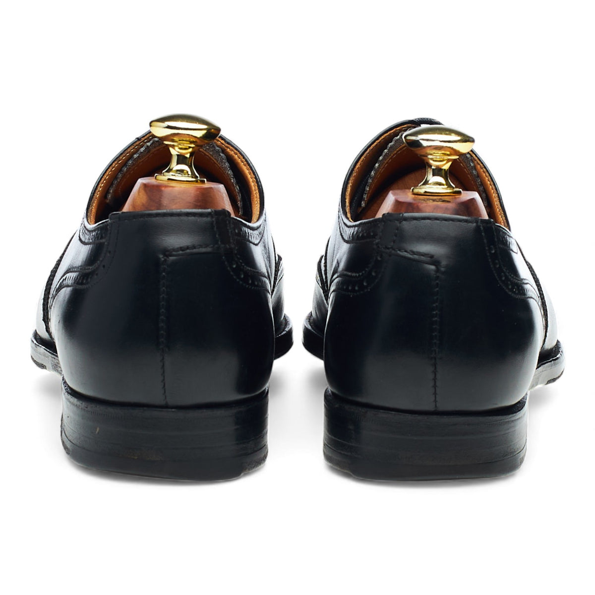 'Drummond' Black Leather Oxford Brogues UK 7 E