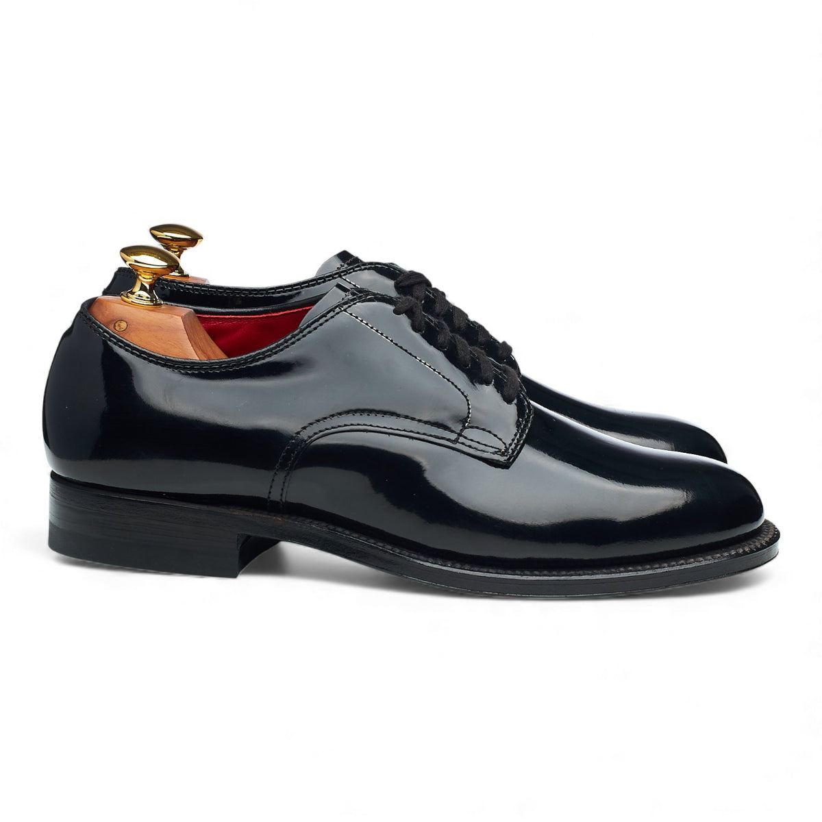 'N4405' Black Patent Leather Derby UK 6.5 US 7 D