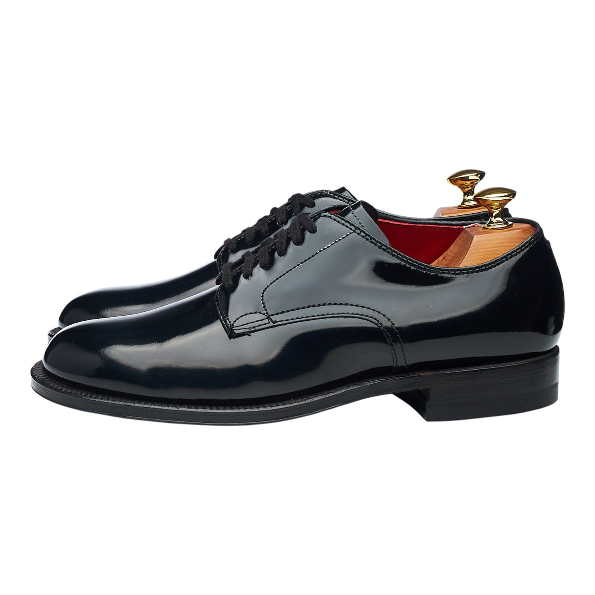 'N4405' Black Patent Leather Derby UK 6.5 US 7 D