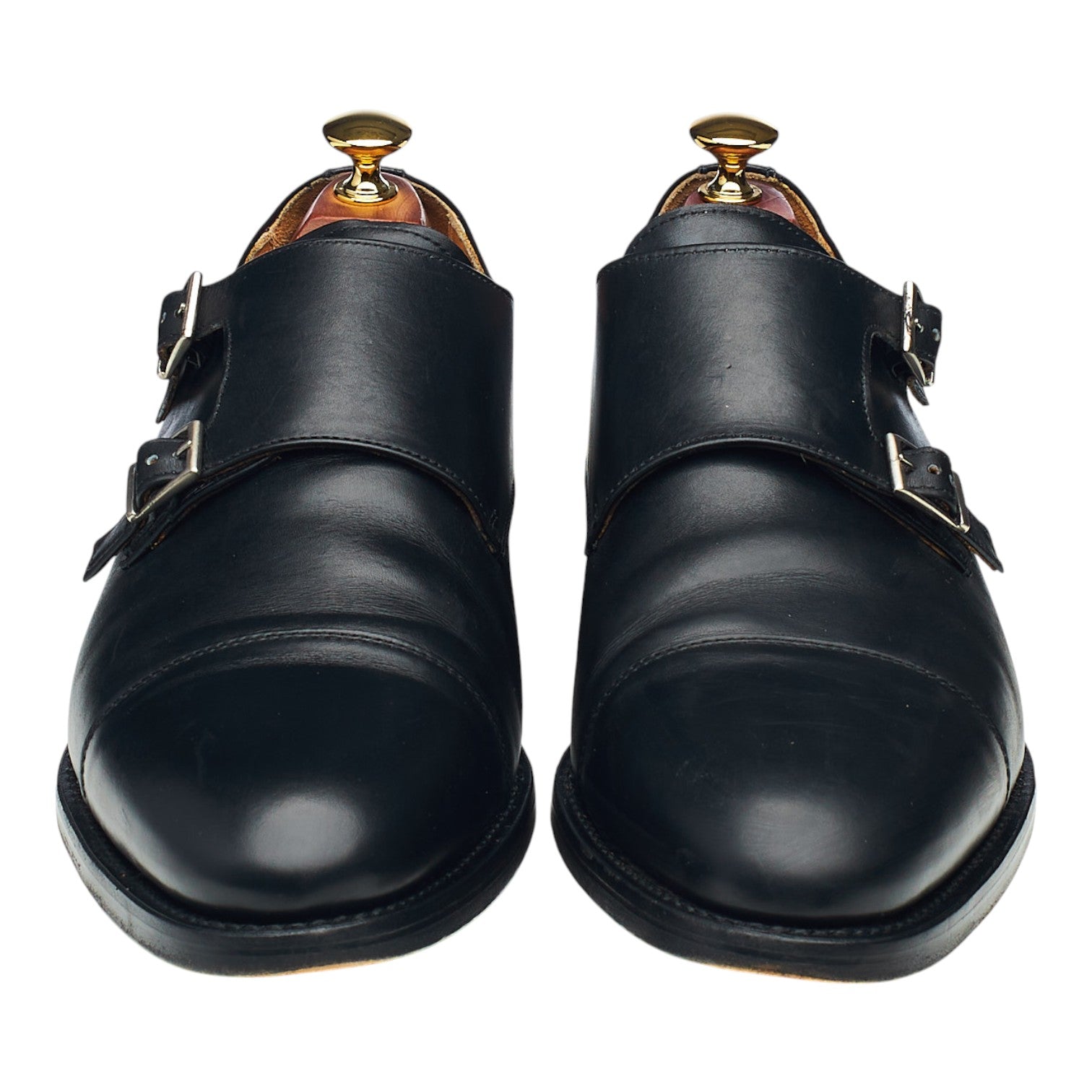 Men\'s John Lobb Black Double Monk Strap Shoes - 9.5E UK/10.5US All - Abbot main image 2