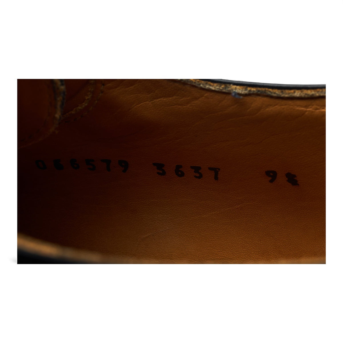 '3637' Black Leather Double Monk Strap UK 9.5