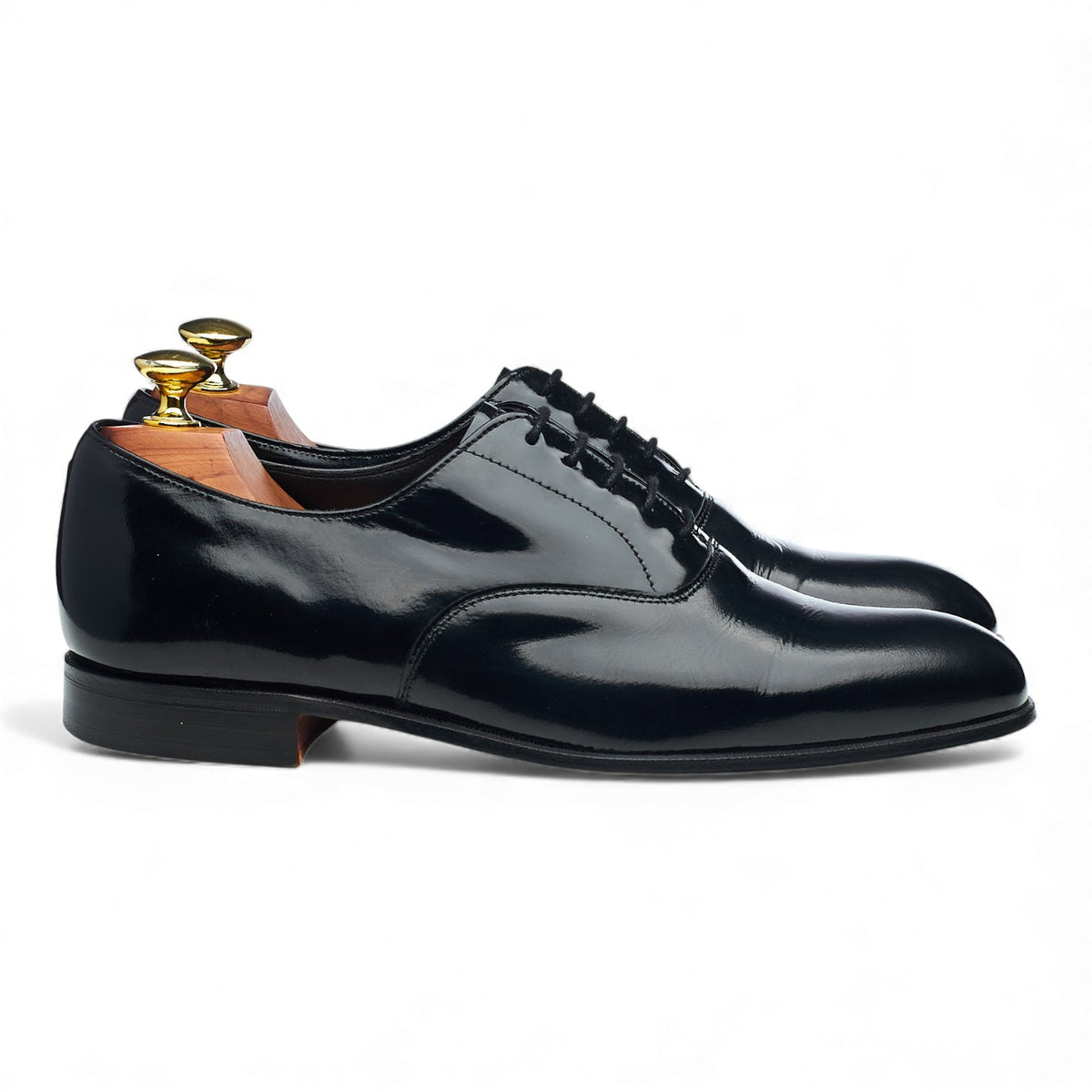 'Knightsbridge' Black Patent Leather Oxford UK 7 F