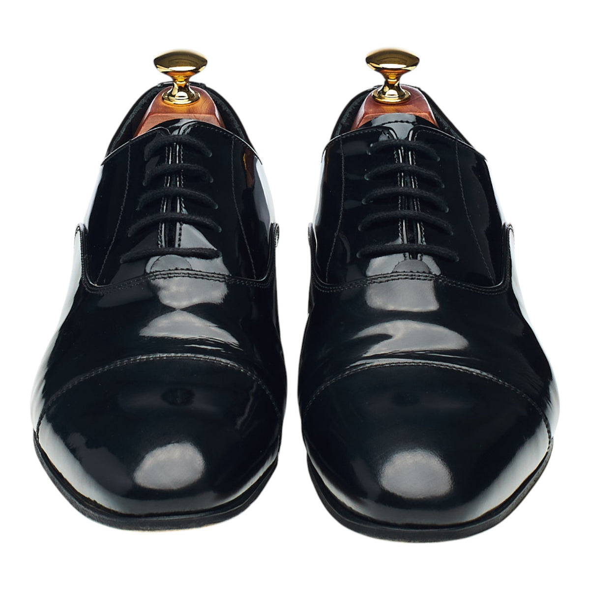 'Aston' Black Patent Leather Oxford UK 9
