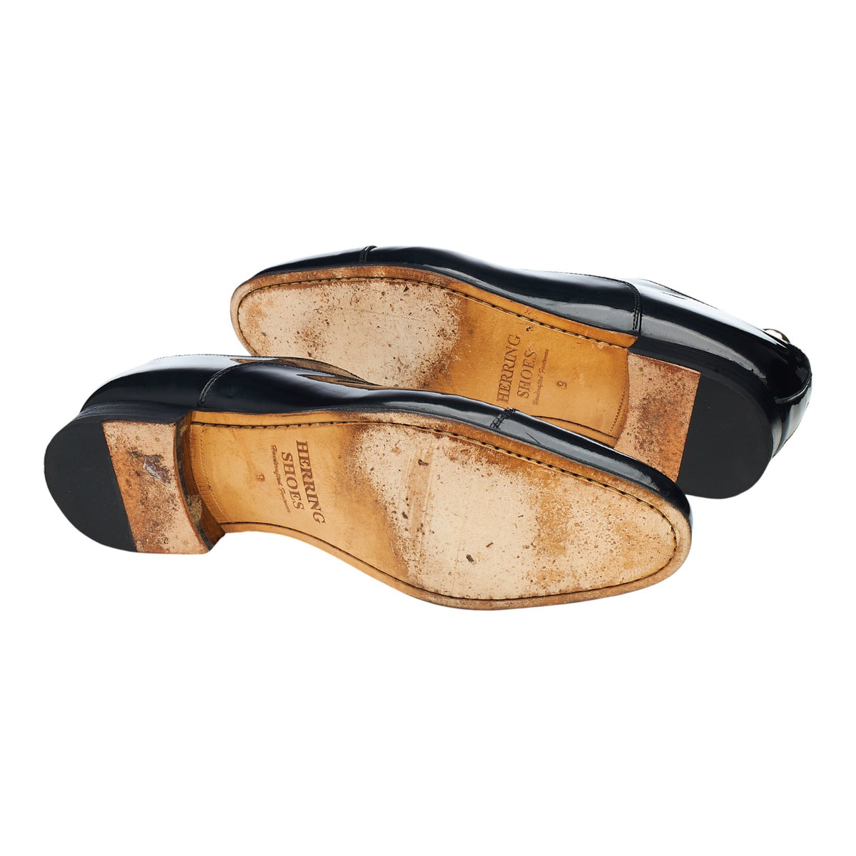 'Aston' Black Patent Leather Oxford UK 9