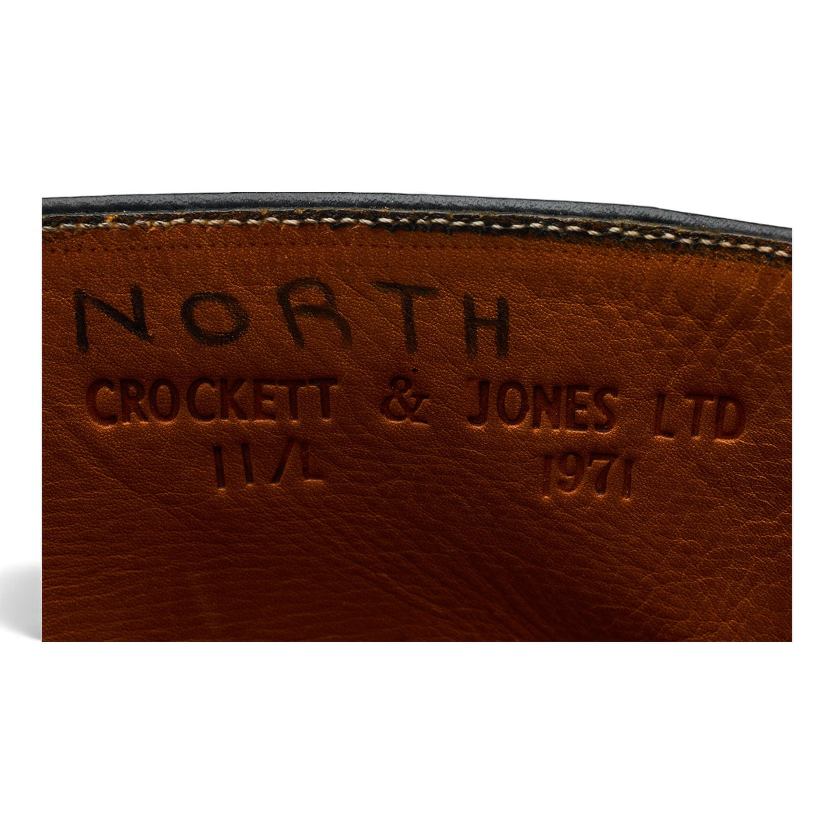 Vintage Black Leather Boots UK 11