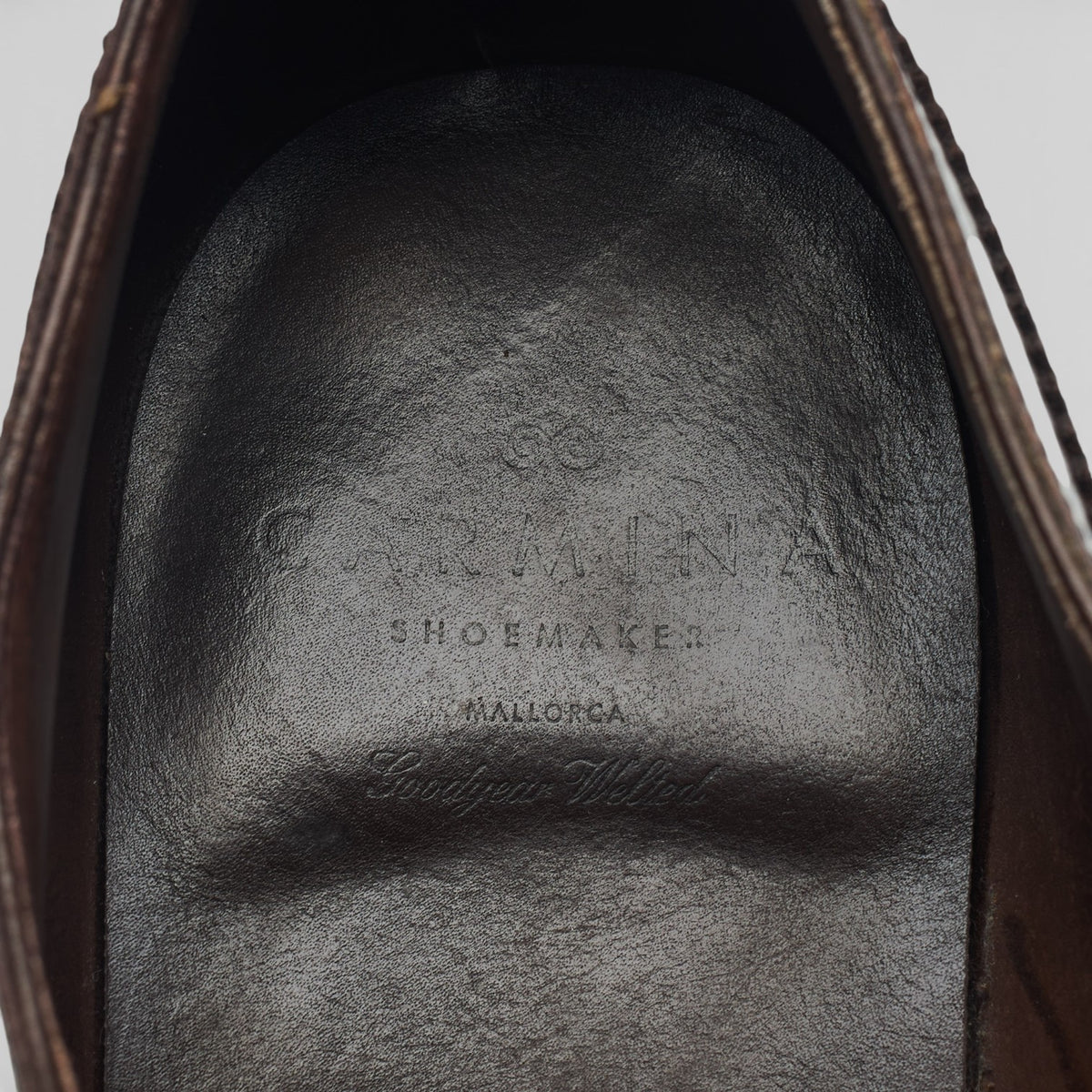 '10051' Dark Brown Leather Oxford Brogues UK 9.5