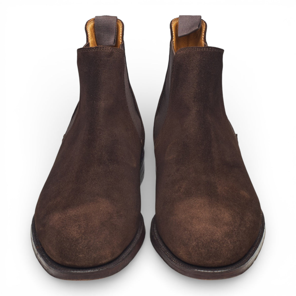 Shipton & Heneage 'Bingham' Dark Brown Suede Chelsea Boots UK 9 E