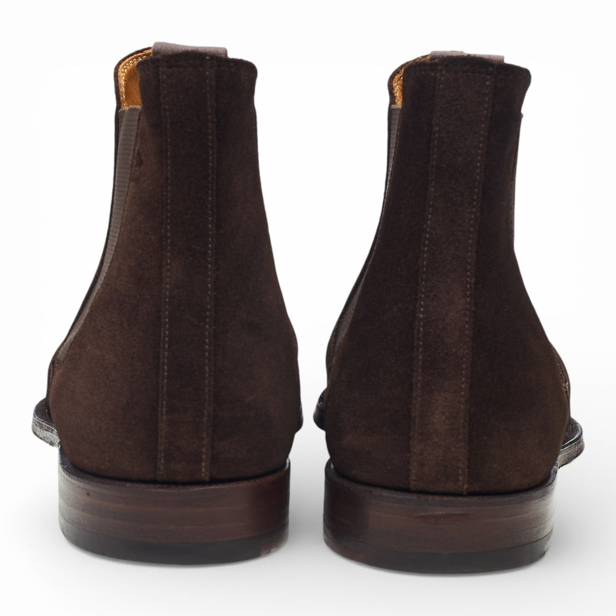 Shipton & Heneage 'Bingham' Dark Brown Suede Chelsea Boots UK 9 E