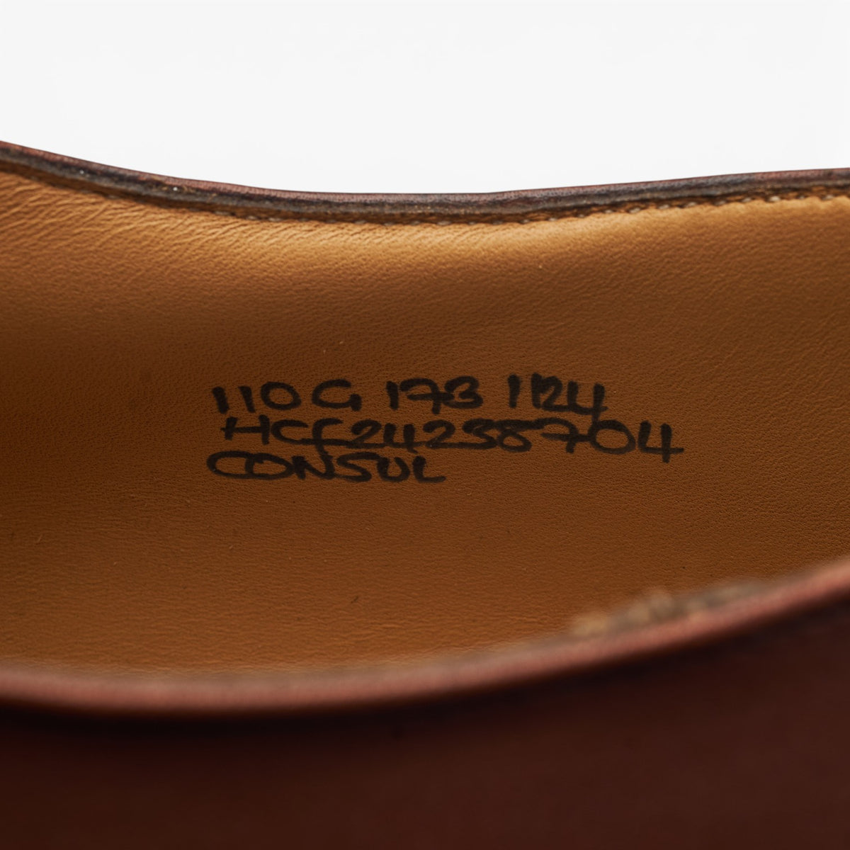 'Consul' Brown Leather Oxford UK 11 G