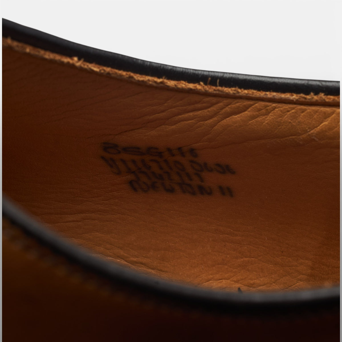 'Newton II' Tan Brown Leather Oxford UK 8.5 G