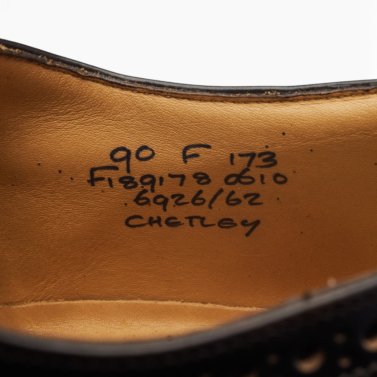 'Chetley' Dark Brown Leather & Suede Spectator Brogues UK 9 F