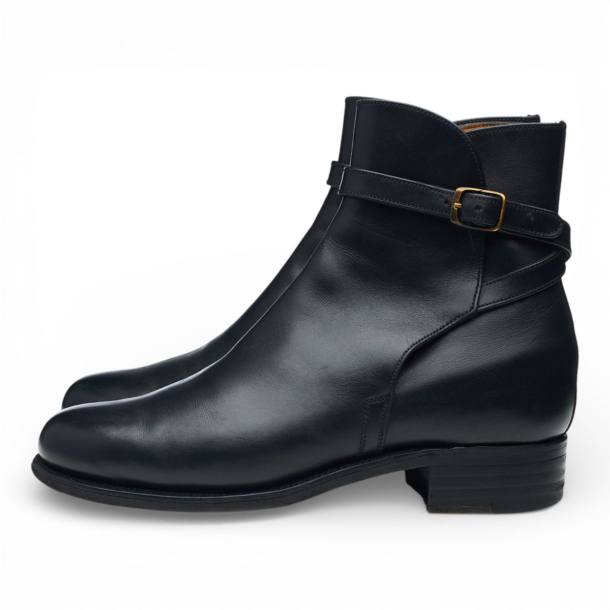 Women's Black Leather Jodhpur Boots 4 D UK 4.5