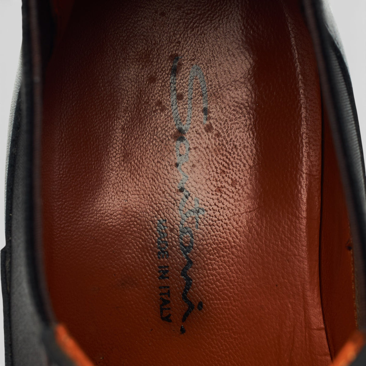 Black Leather Chelsea Boots UK 11.5