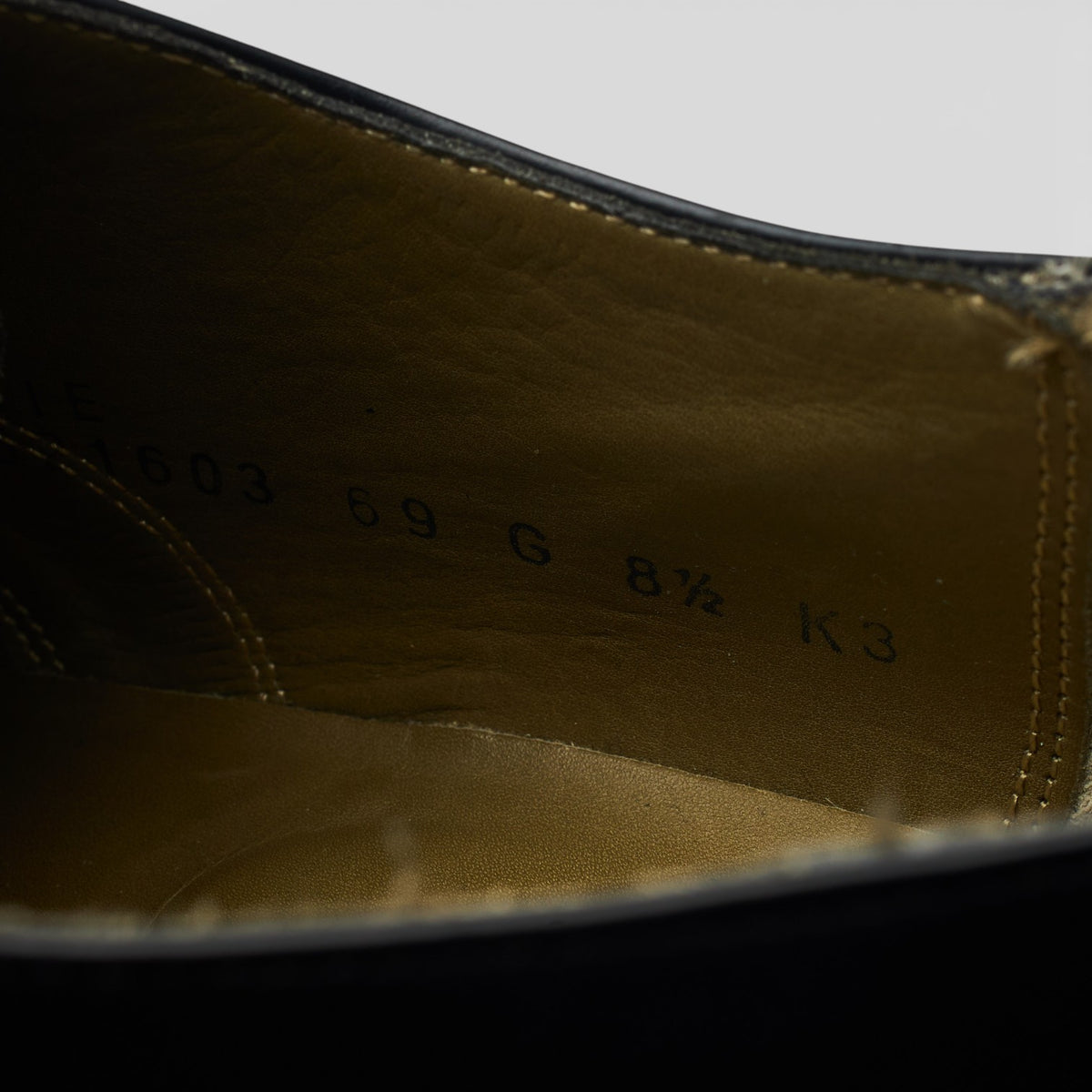 Russell & Bromley Black Leather Oxford UK 8.5 G