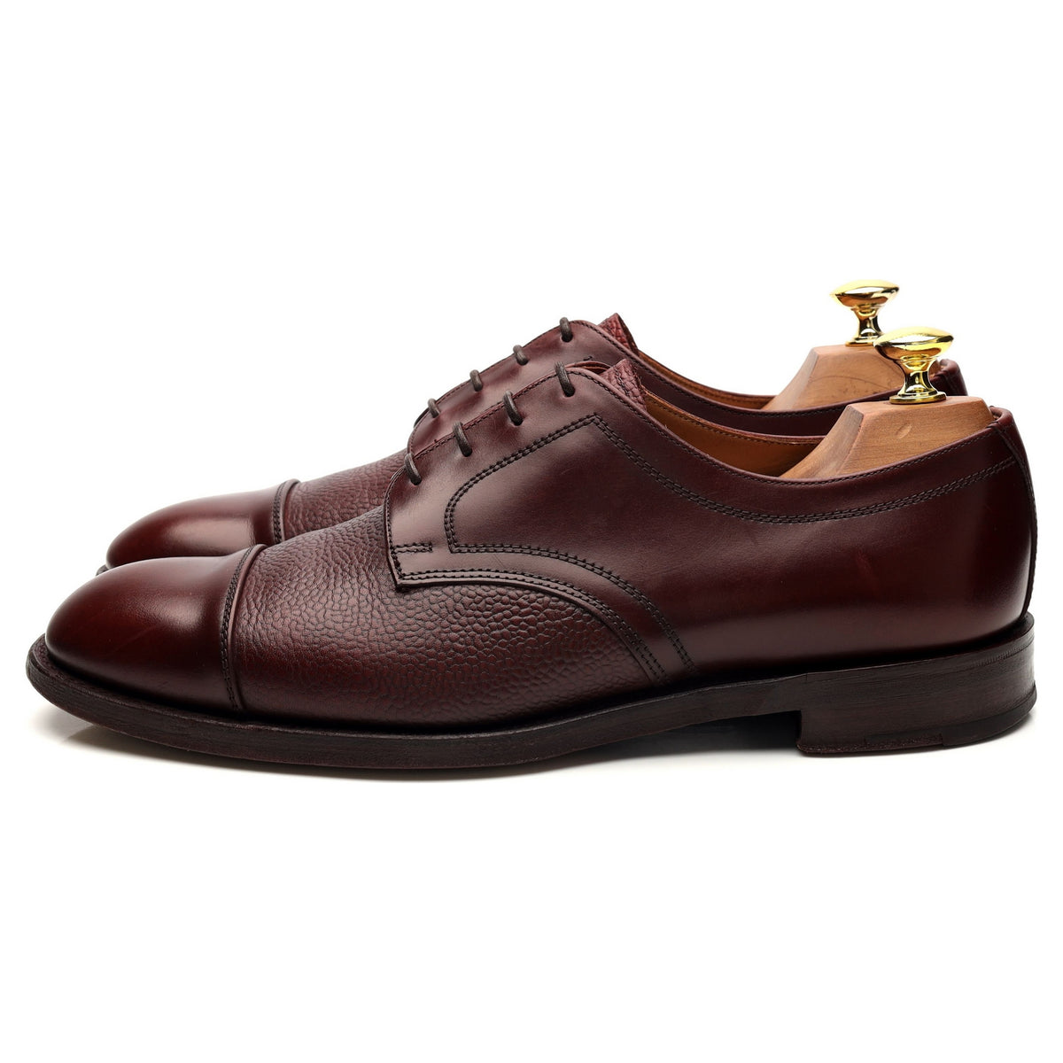 Herring &#39;Holcombe&#39; Burgundy Leather Derby UK 8 F