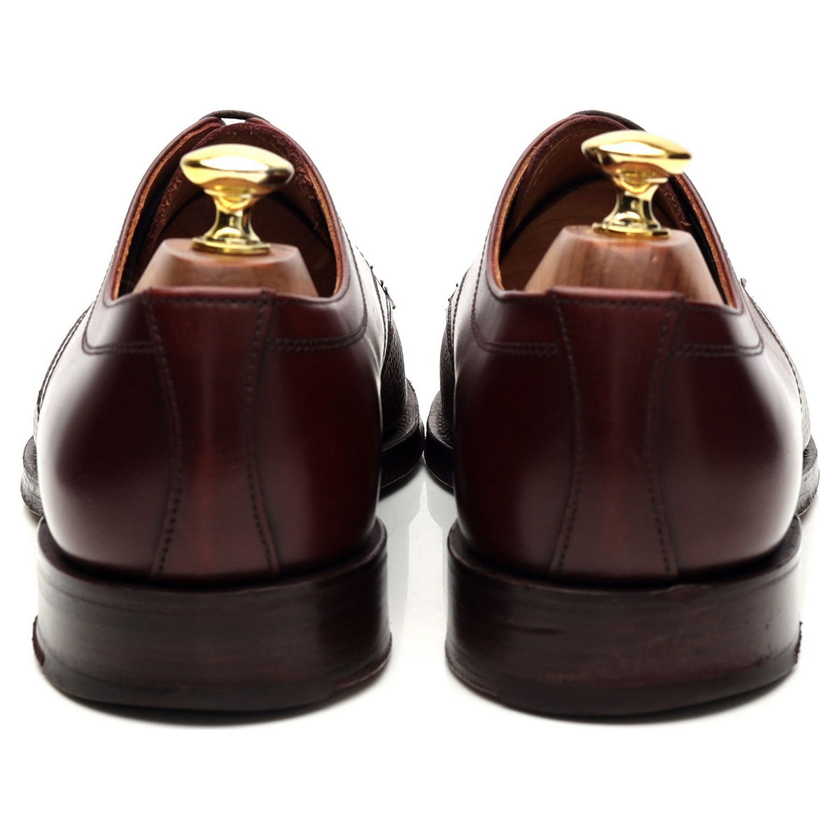 Herring &#39;Holcombe&#39; Burgundy Leather Derby UK 8 F