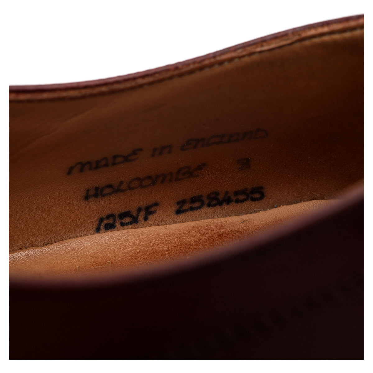 Herring &#39;Holcombe&#39; Burgundy Leather Derby UK 8 F