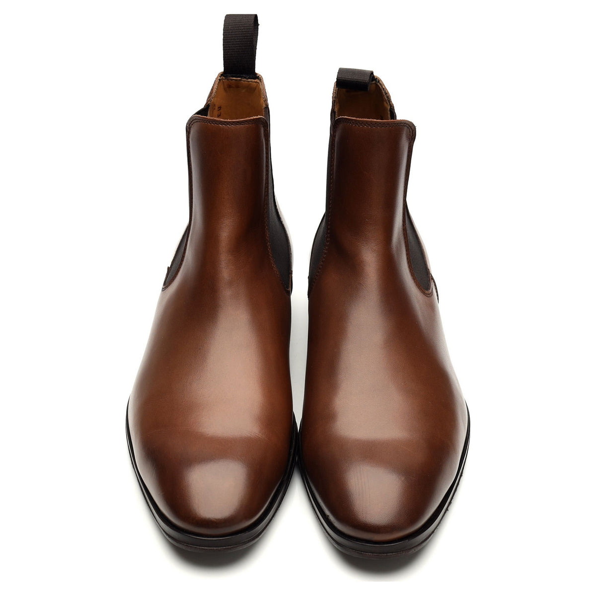 Brown Leather Chelsea Boots UK 8