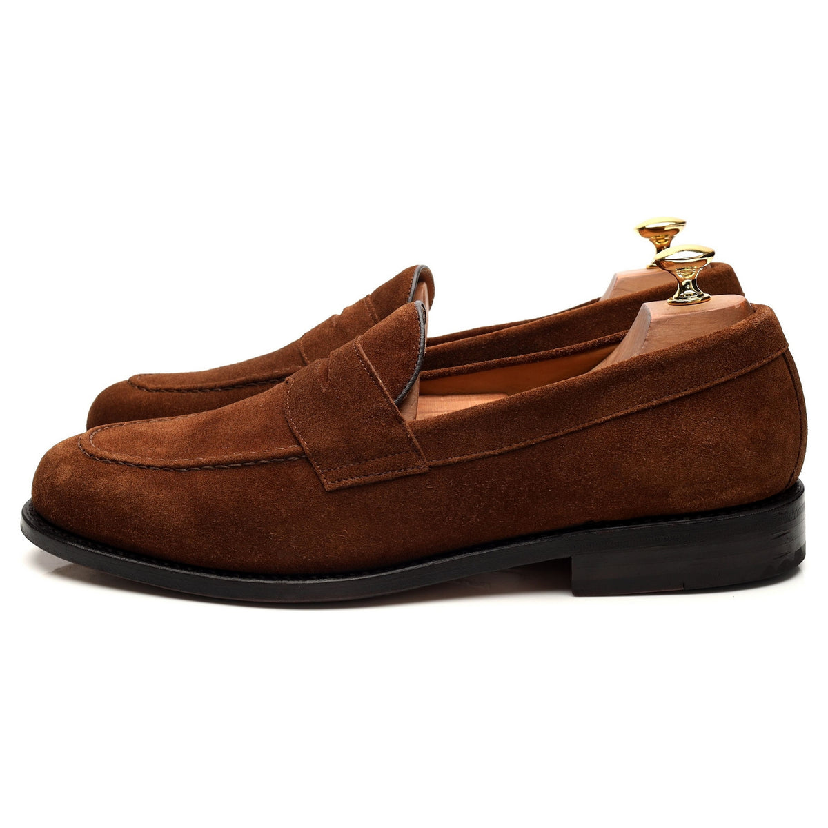 &#39;9628&#39; Snuff Brown Suede Loafers UK 10 EU 44