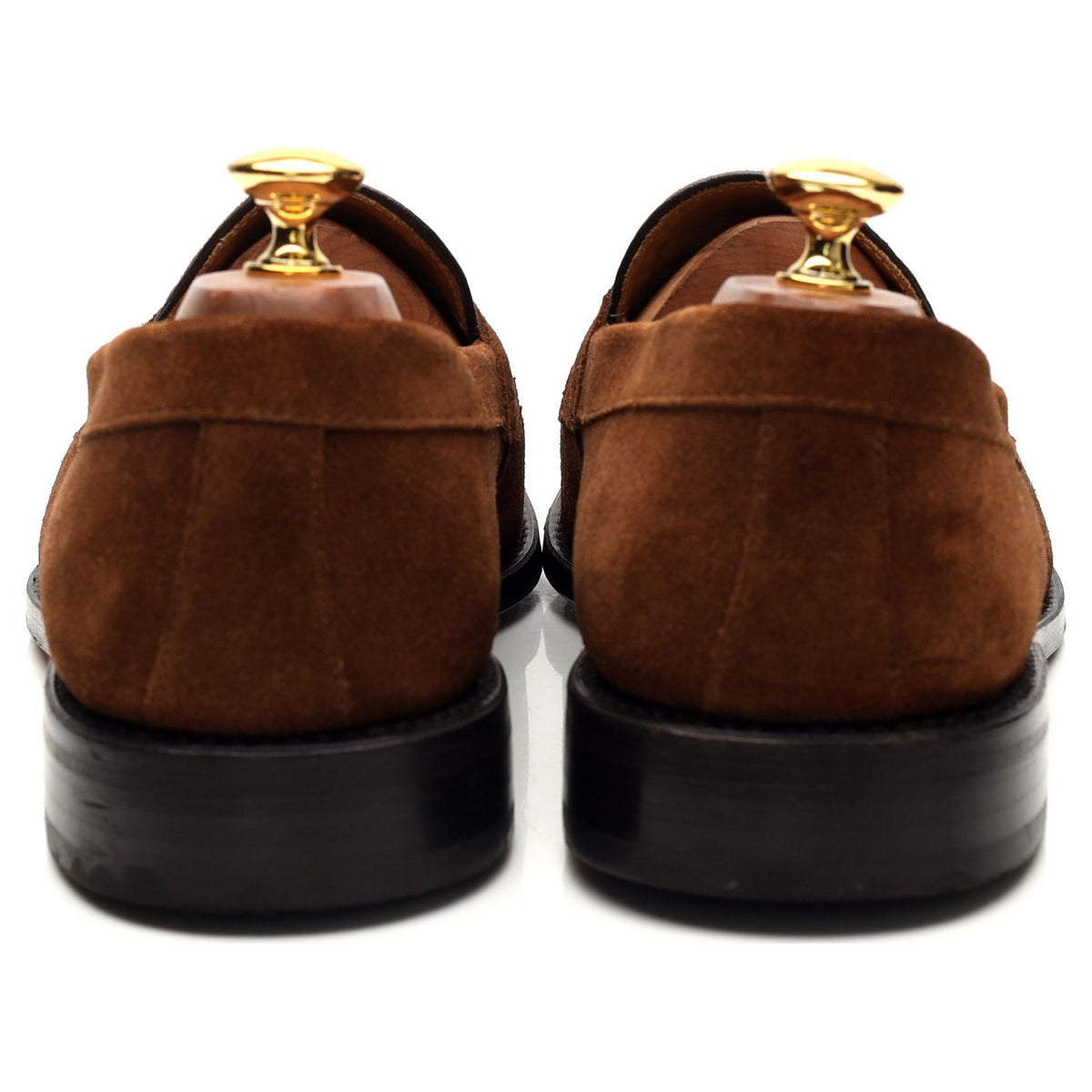 &#39;9628&#39; Snuff Brown Suede Loafers UK 10 EU 44