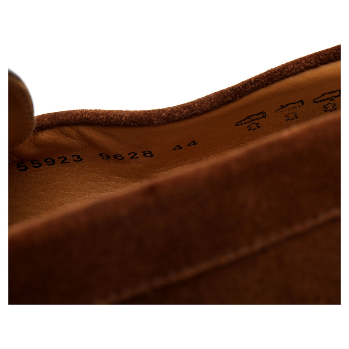 &#39;9628&#39; Snuff Brown Suede Loafers UK 10 EU 44