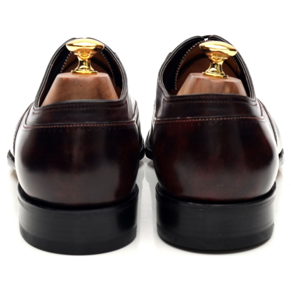 Saint Crepin 2020 &#39;Strand&#39; Burgundy Museum Leather Oxford UK 10 E