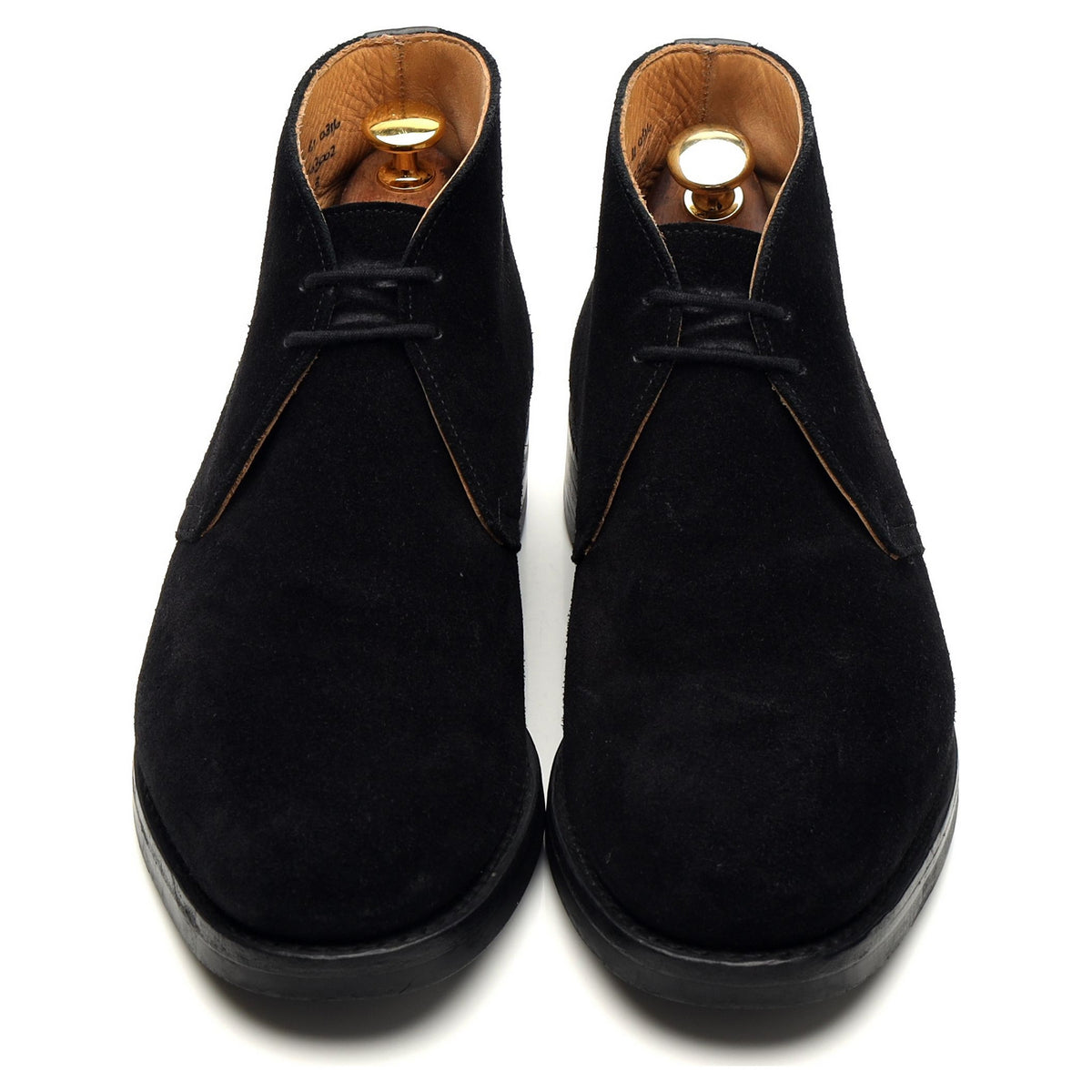 &#39;Ryder 3&#39; Black Suede Chukka Boots UK 6 G