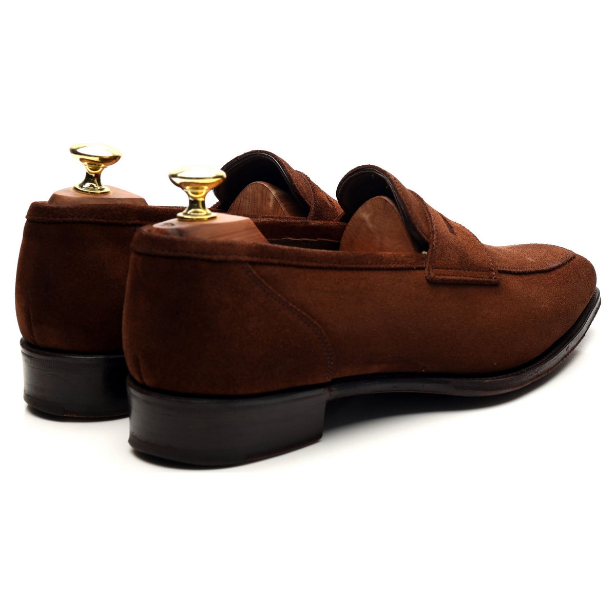 Brown Suede Loafers UK 7 E