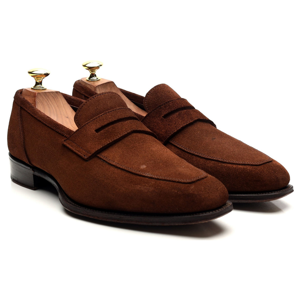 Brown Suede Loafers UK 7 E