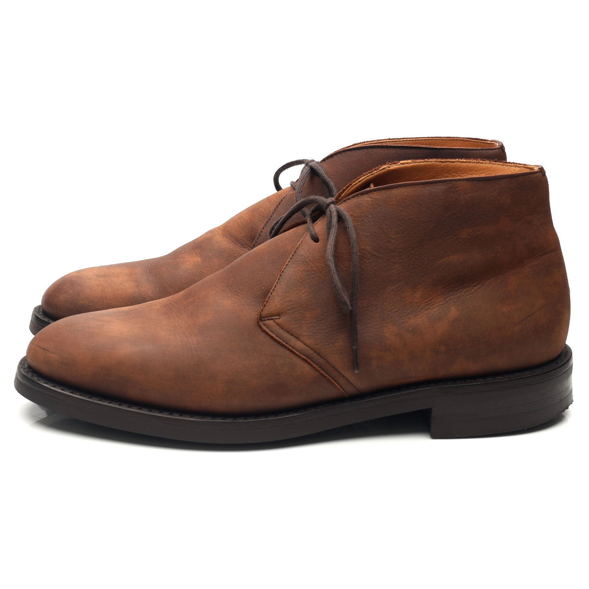 &#39;Jockey&#39; Brown Nubuck Leather Chukka Boots UK 9.5 G