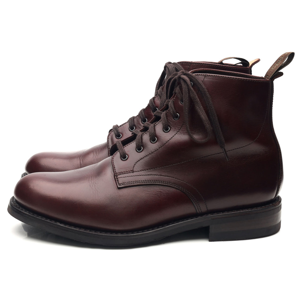 1880 &#39;Hebden&#39; Burgundy Derby Boots UK 7 G