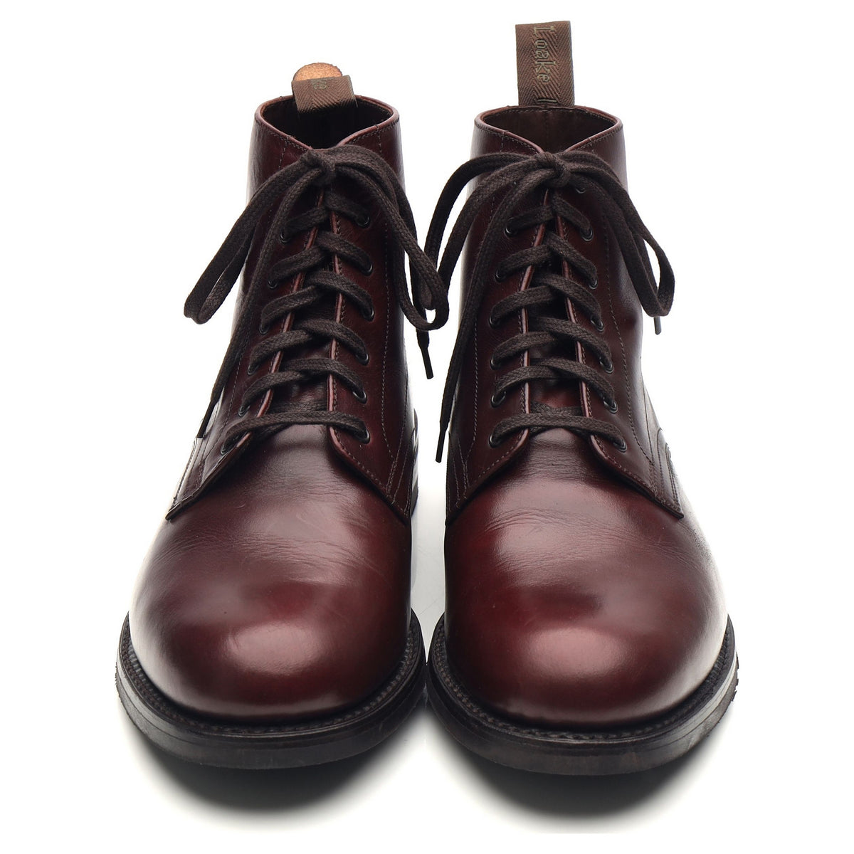 1880 &#39;Hebden&#39; Burgundy Derby Boots UK 7 G