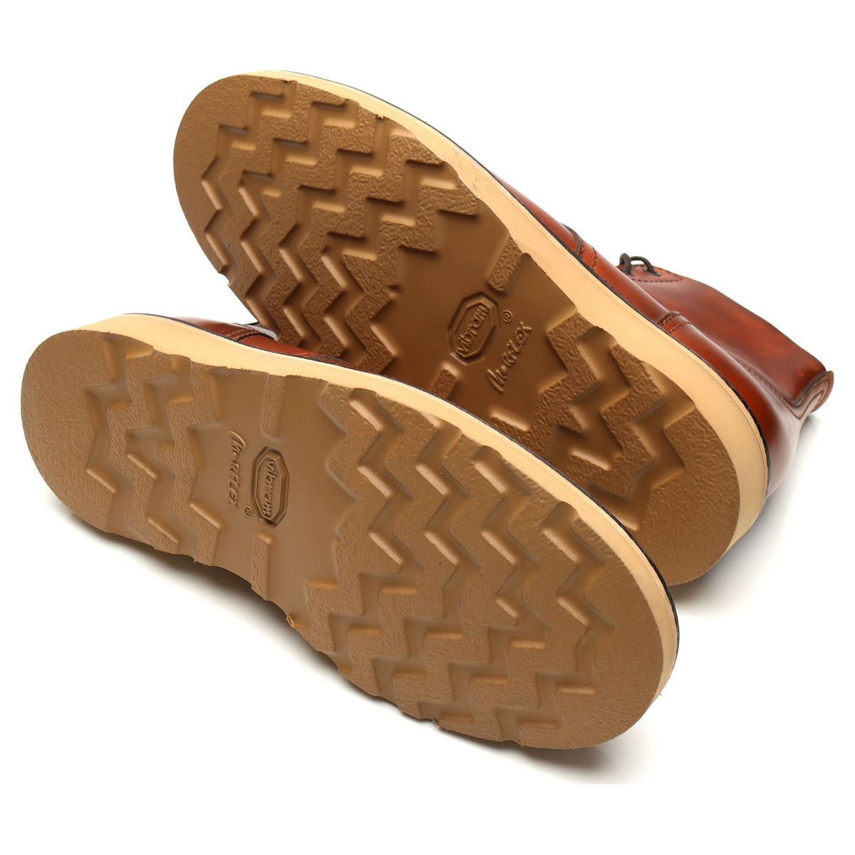 &#39;Harrison&#39; Tan Brown Leather Boots UK 6.5