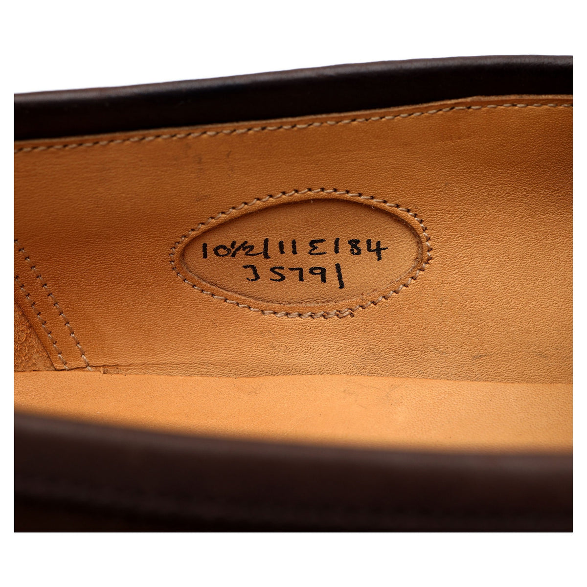 Mocassins en daim marron « Piccadilly », pointure UK 10,5 E