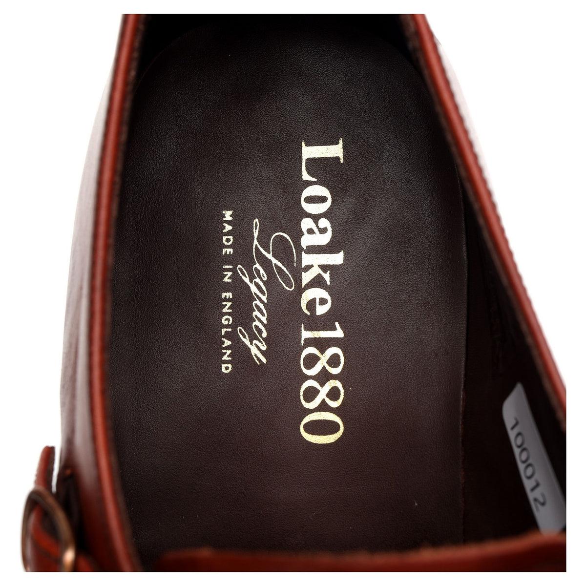 1880 Legacy &#39;Wensum&#39; Tan Brown Leather Double Monk Strap UK 10 F