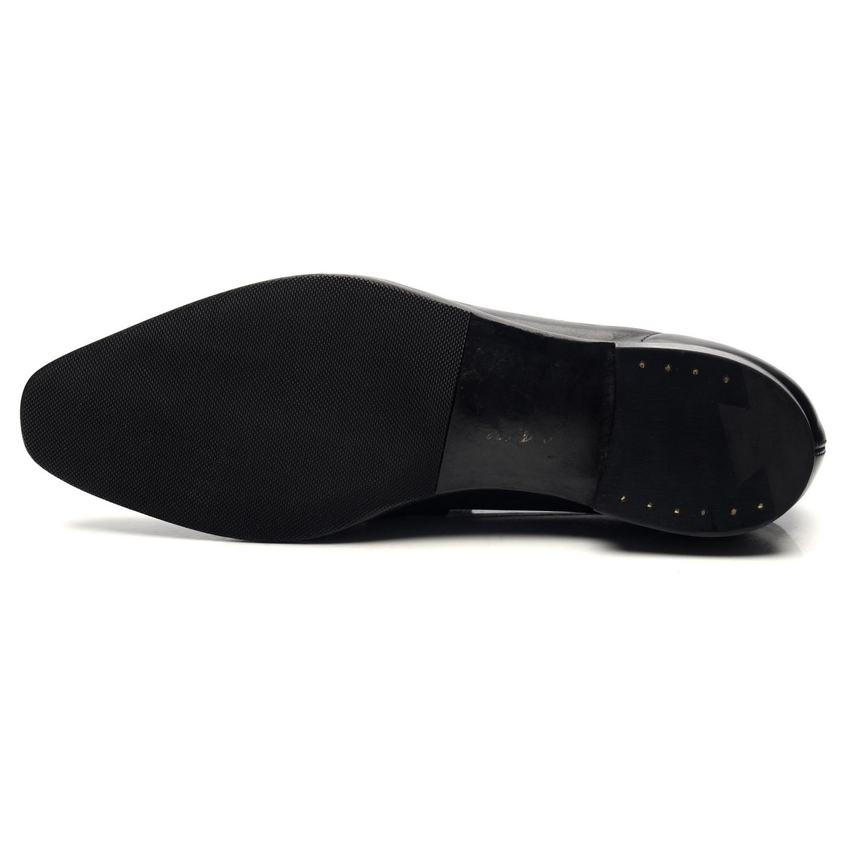 &#39;George&#39; Black Leather Loafers UK 7 E