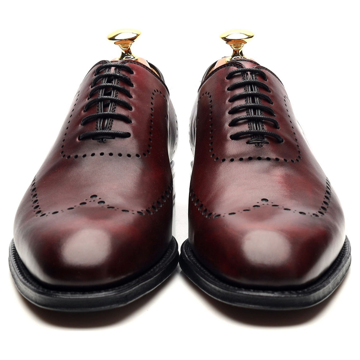 &#39;Ferndown&#39; Burgundy Leather Oxford UK 6 F