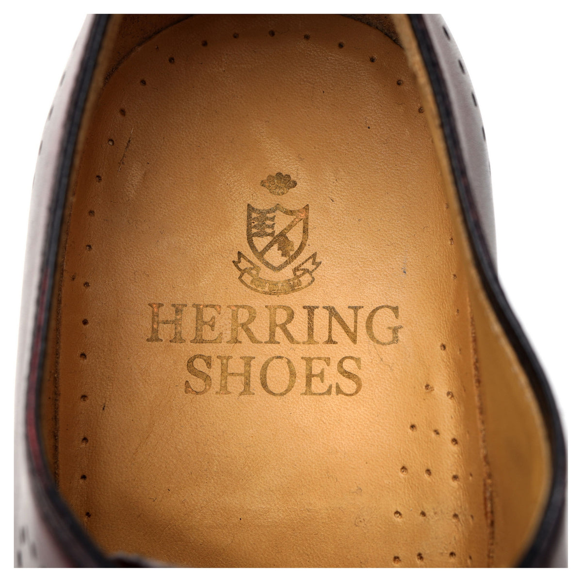 &#39;Ferndown&#39; Burgundy Leather Oxford UK 6 F