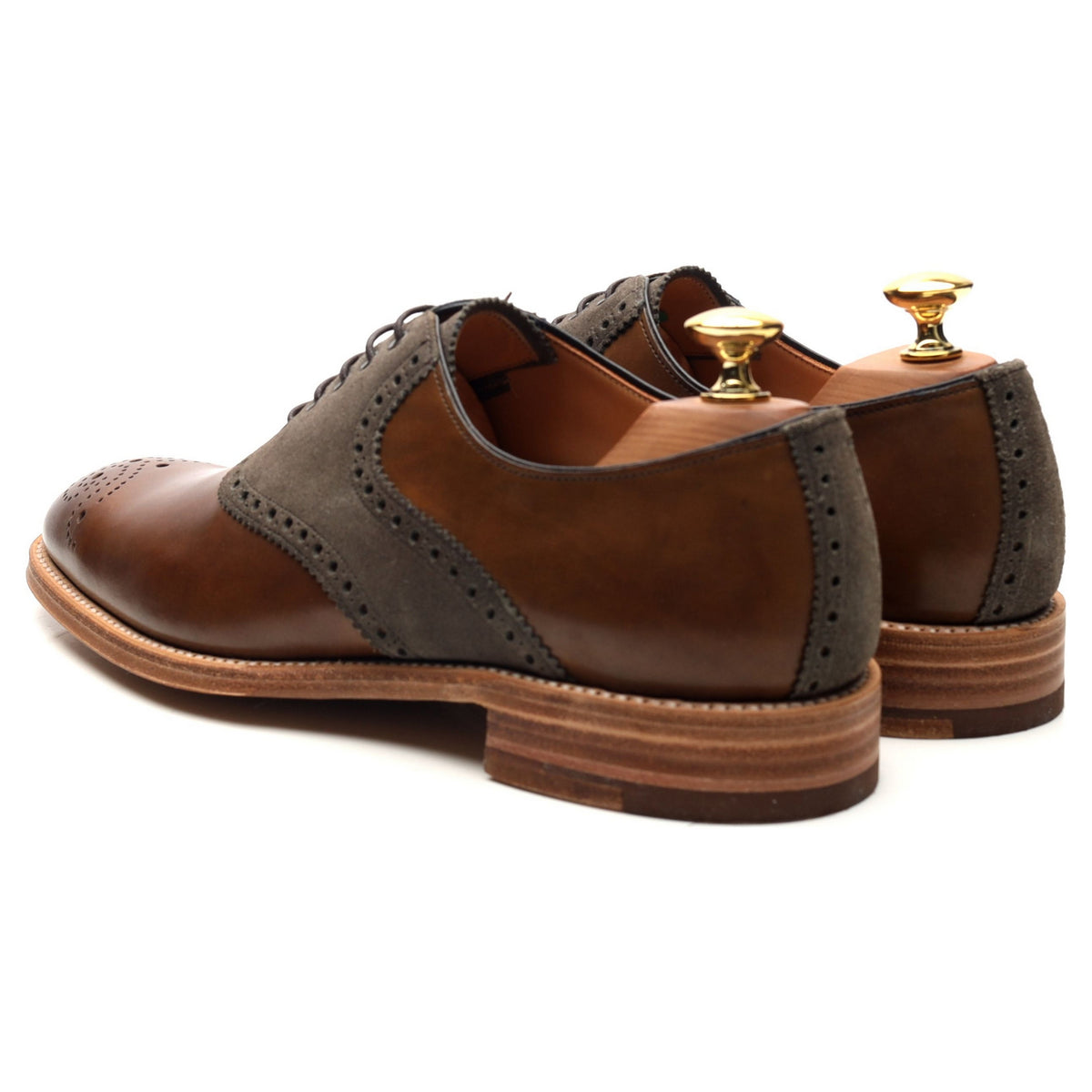 Leather saddle oxfords online