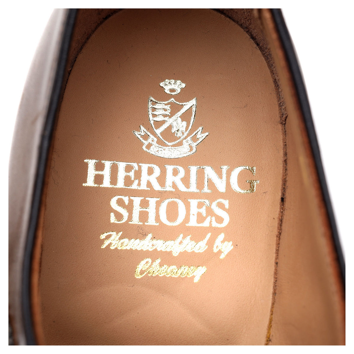 Herring &#39;Harvard ll&#39; Brown Leather Saddle Oxford UK 6 F