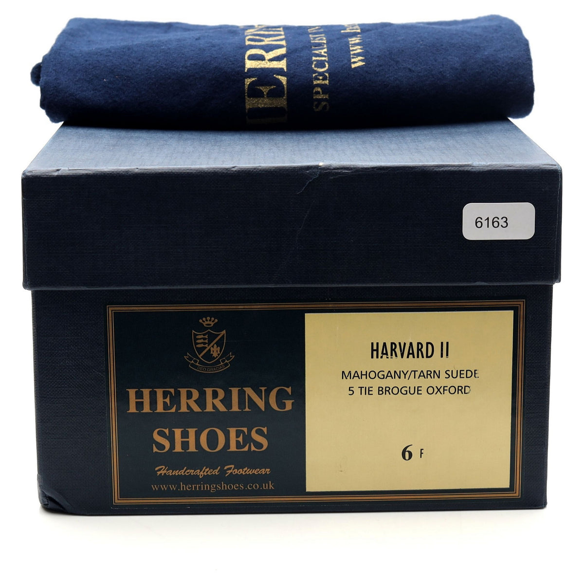 Herring &#39;Harvard ll&#39; Brown Leather Saddle Oxford UK 6 F