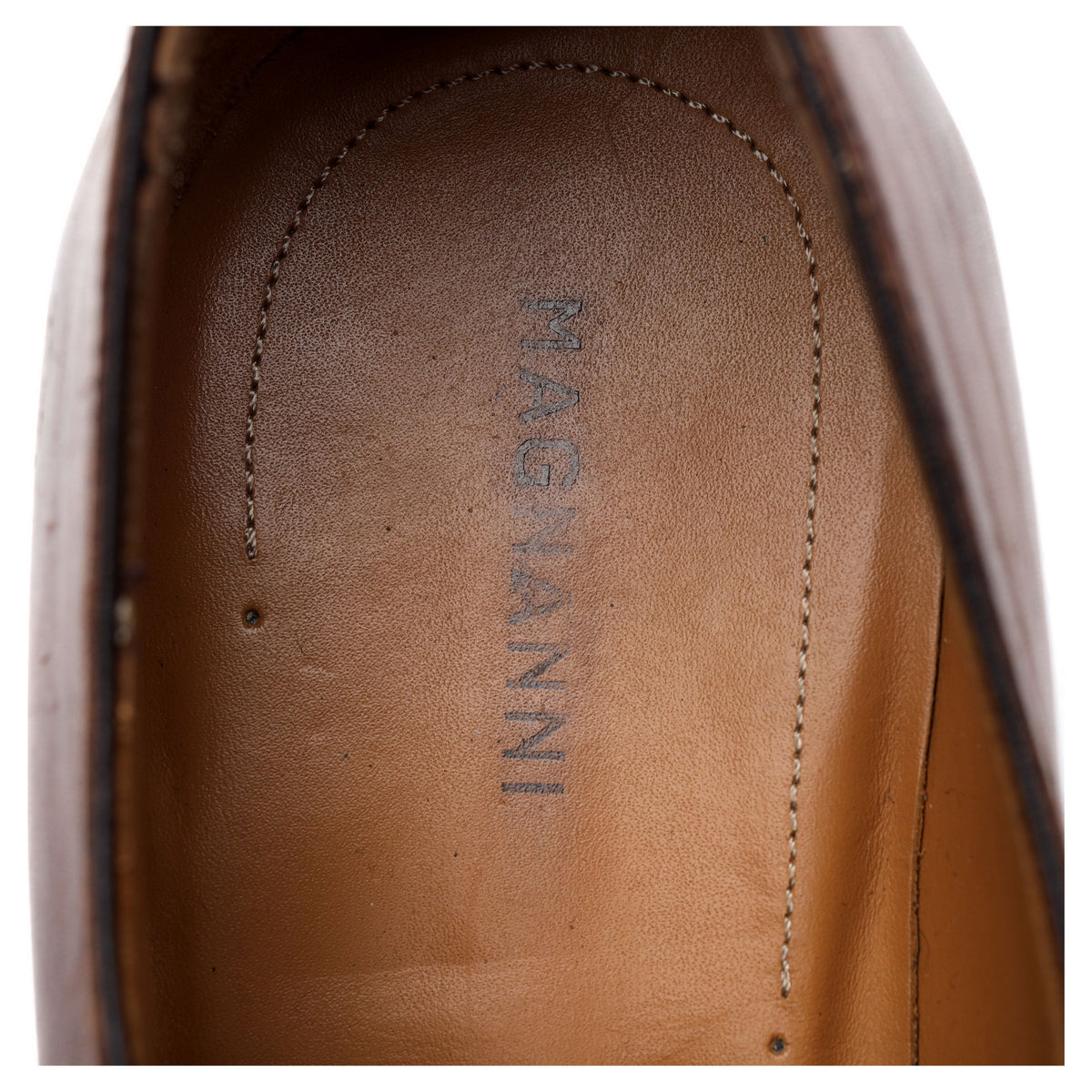 Tan Brown Leather Wholecut Oxford UK 6 EU 40