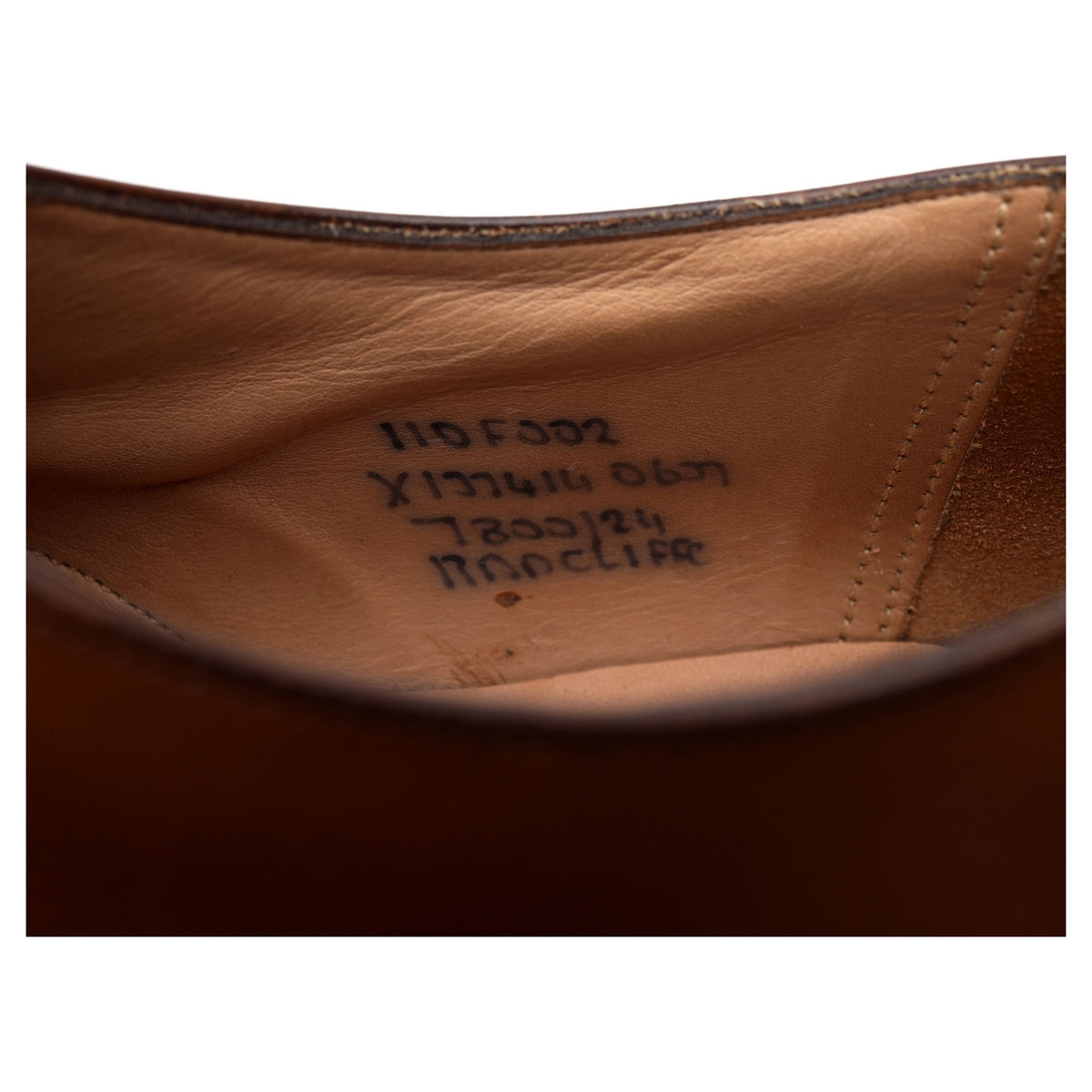 &#39;Radcliffe&#39; Brown Leather Derby UK 11 F