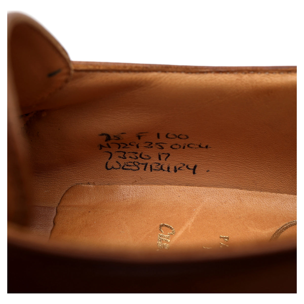 &#39;Westbury&#39; Brown Leather Monk Strap UK 7.5 F