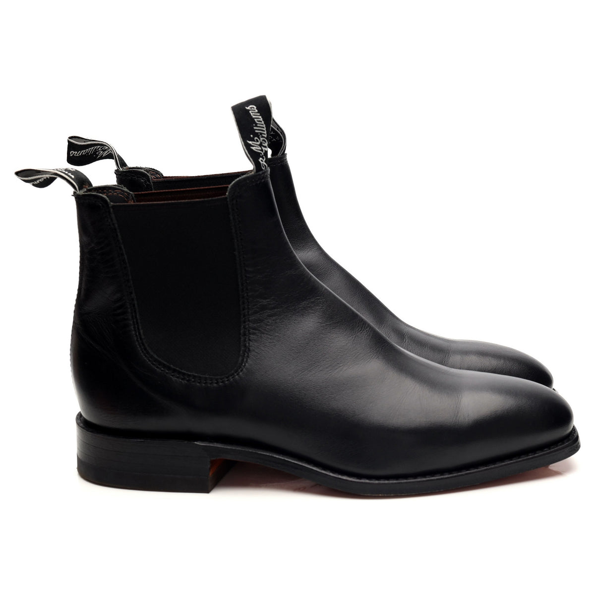 &#39;Craftsman&#39; Black Leather Chelsea Boots UK 7 G