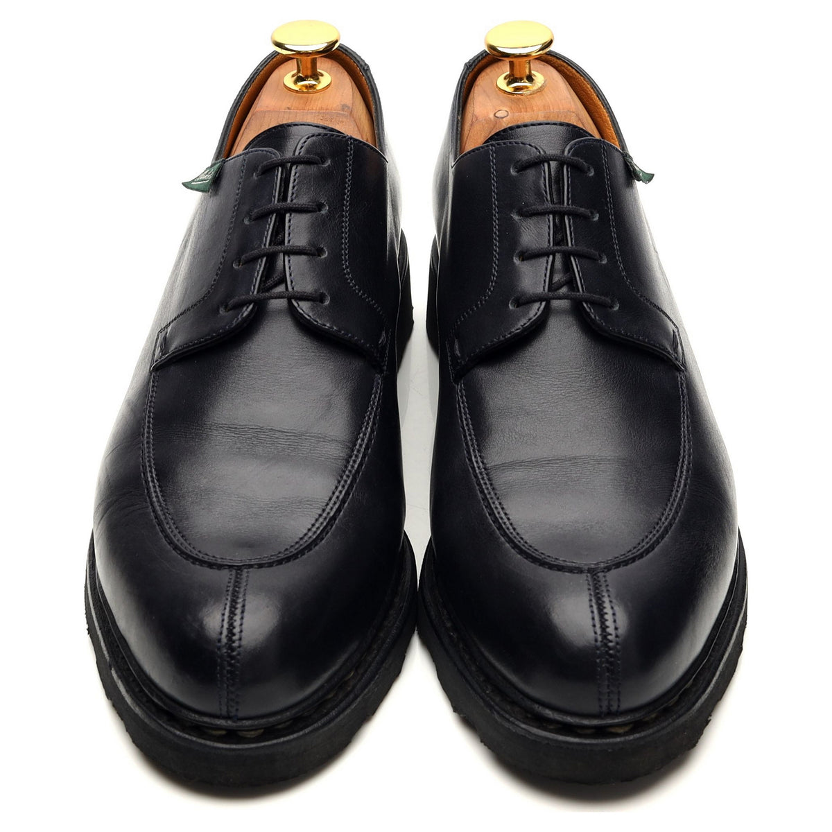 Women&#39;s &#39;Veley&#39; Navy Blue Leather Split Toe UK 6