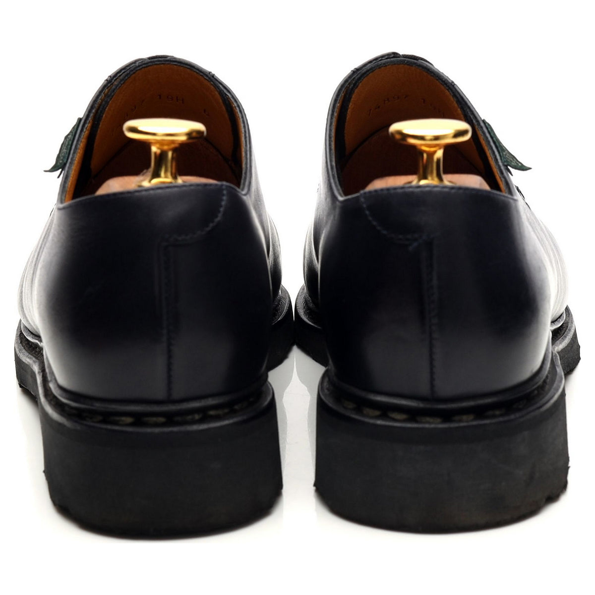 Women&#39;s &#39;Veley&#39; Navy Blue Leather Split Toe UK 6