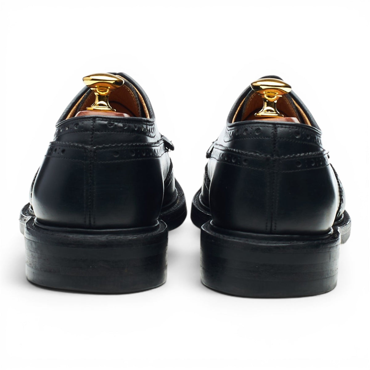 'Grafton' Black Leather Derby Brogues UK 6 F